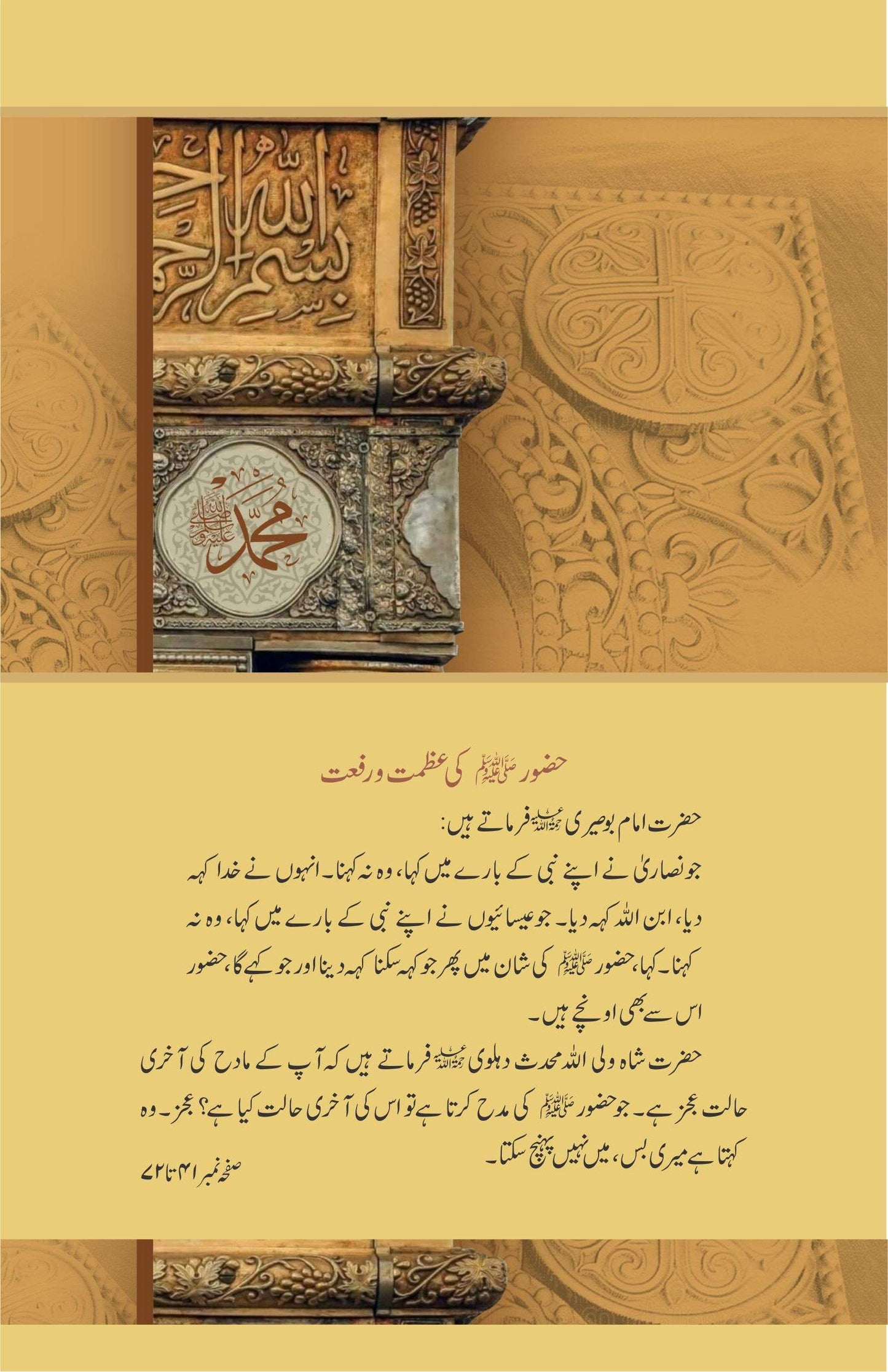 Khutbat E Seerat Un Nabi (SAW) By Allama Peer Muhammad Saqib Mustafia خطباتِ سیرت النبیﷺ از مولانا رضا ثاقب مصطفائی